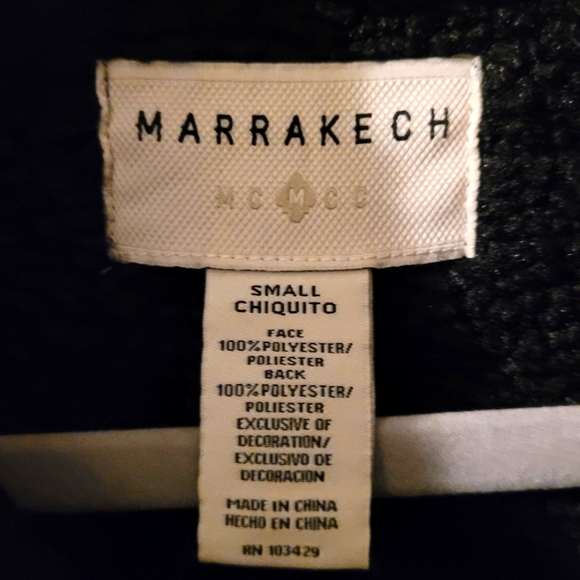 NWT Marrakech Women's Marissa Sherpa Fully Lined Moto/Bikers Jacket Size Small - Picture 7 of 16